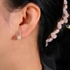 Colorful October Birthstone Rare Gems Natural Opal Earrings 925 Sterling Silver Birthday Gifts for Women and Girls