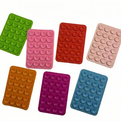 Suporte para Celular de Silicone com 24 Ventosas Quadradas Suporte para Celular Multifuncional Adesivo de Ventosa de Lado Único Mm