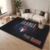 Personalized Crystal Velvet Carpet France National Football Team Pattern Non Slip Floor Rug