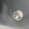 HERMES Serie Christie Rhone Bag Crossbody Flap Shoulder Bag Black/SilverHardware
