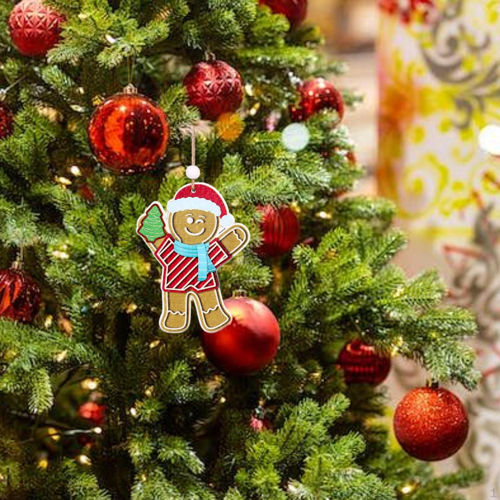 

Пряничный человечек Рождественское украшение Шарм Подвеска Милое подвесное украшение для дома, торговых центров Holding Xmas Tree