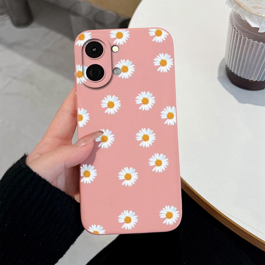 For Tecno Spark Go 3 2 1S 30 40 40C Pova 7 Ultra Pro Neo Case Beautiful Butterfly Sunflower Fashion Housing Soft Liquid Silicone Anti Slip Back Covers