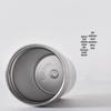 Ouleike Dual-Drink 316 Stainless Steel Coffee Cup