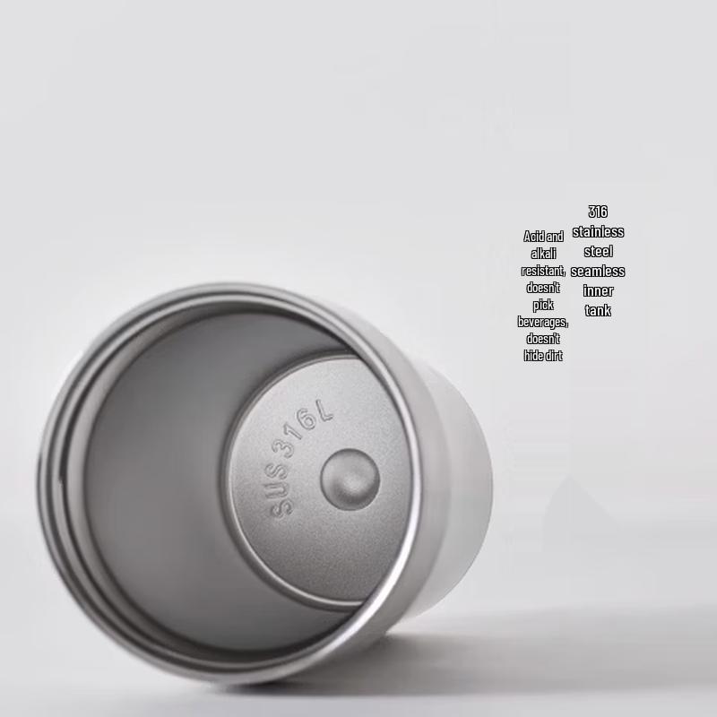 Ouleike Dual-Drink 316 Stainless Steel Coffee Cup