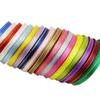 (25 Yards/roll) Gold Edge Ribbon Satin Ribbons High Quality Gift Packaging Ribbons 6/10/20/25/40mm