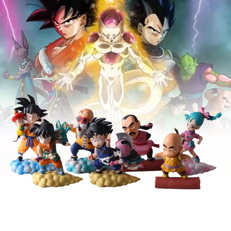 Dragon 7pcs Ball Character Pvc Toy Model Desktop Decoration Child Gift Christmas