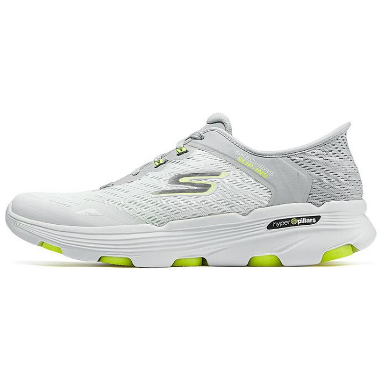 Skechers Slip-Ins Hyper Pillars Удобные Легкие Низкие Повседневные Кроссовки Мужские Серый 220645-WGY 39.5