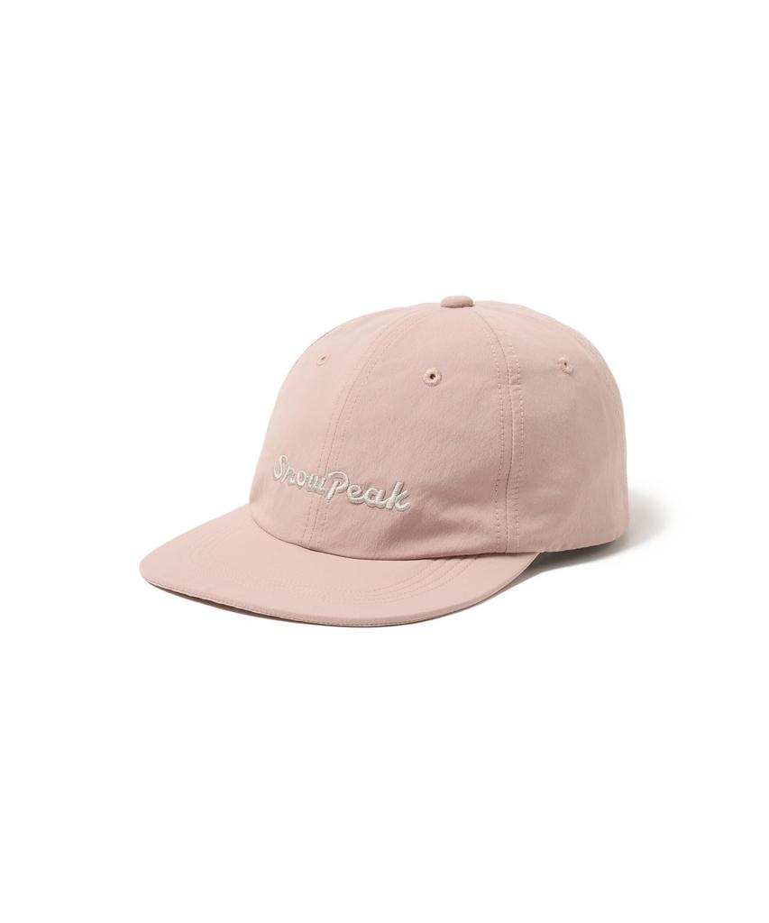 Snow Peak Typography Cap AC-25AU023, Headwear, Cap, Hat, Men's/Women's, Pink One