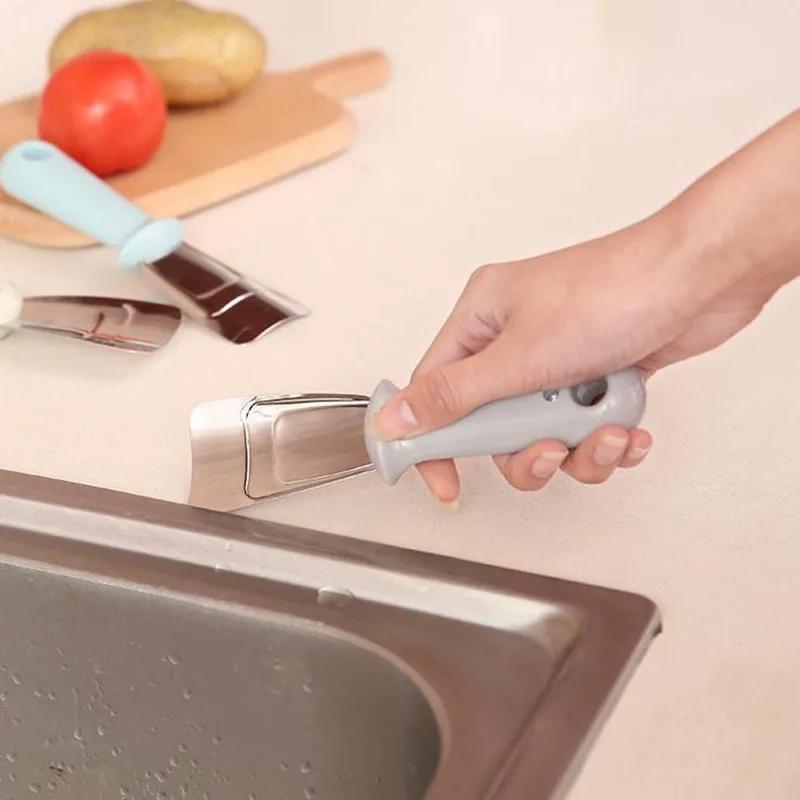 Household Kitchen Tools Fridge Freezer Household New Defrost Glacier Removal Defrost Scraper Stainless Steel Shovel Deicer