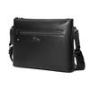 New JAGUAR Top Grain Cow Leather Crossbody Bag, Shoulder Bag Men's Black JA1T1201023101