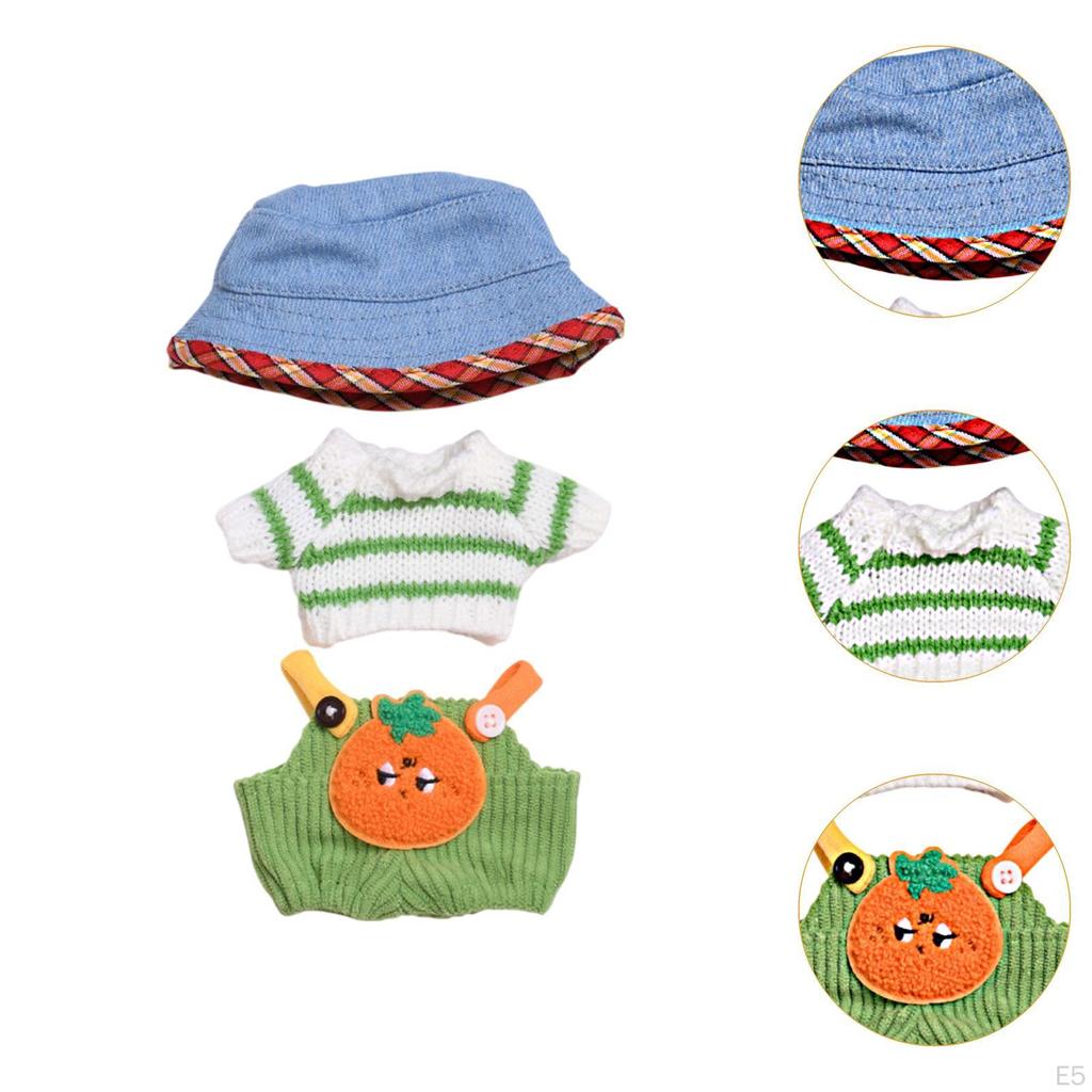 Plush Doll Top and Pants Make Your Own Dolls DIY Educational Clothing for Little Girls Dress Up