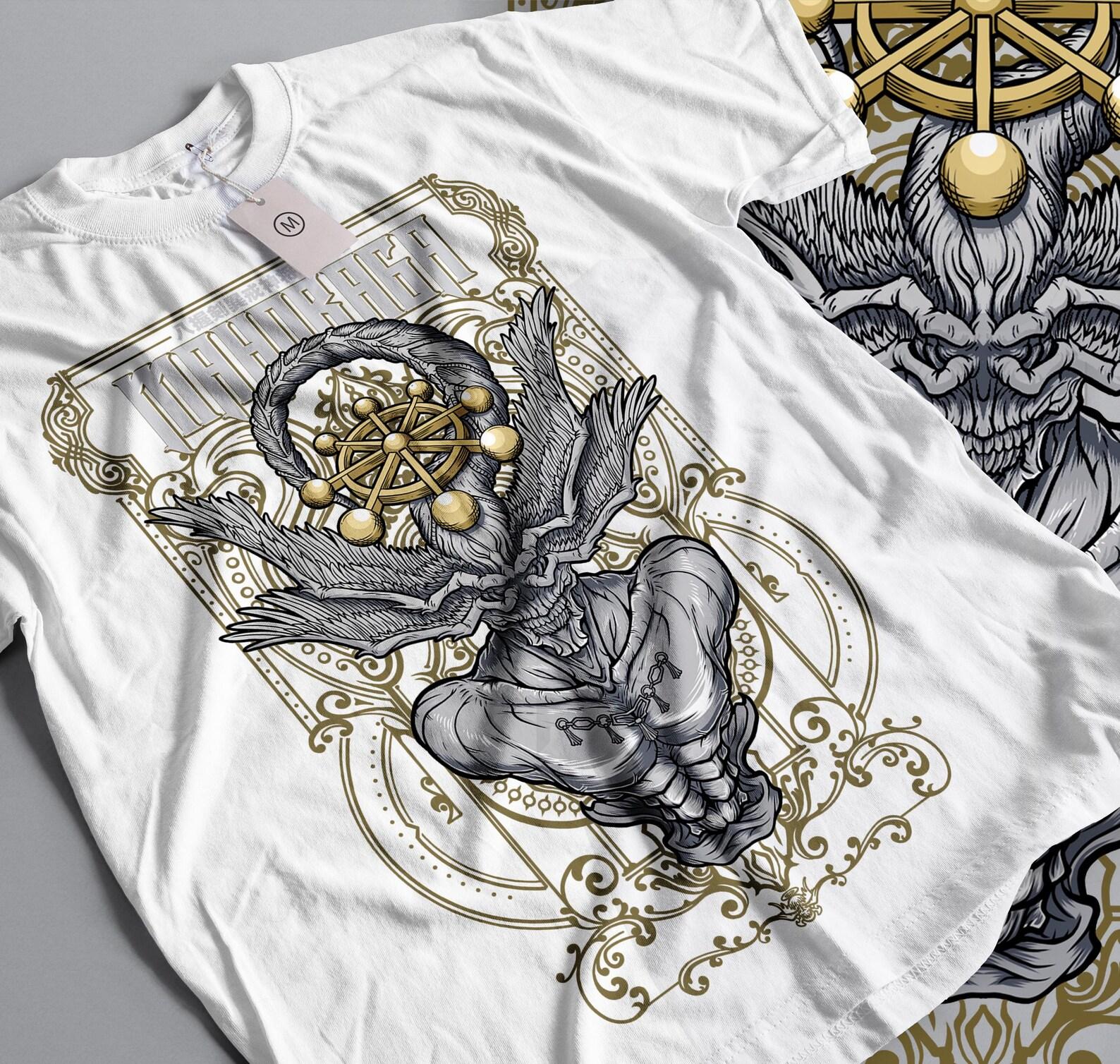 Anime Manga Graphic Tee, Unisex Cotton Streetwear Shirt S