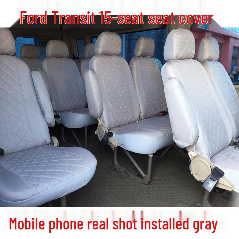 Jiangling Ford Transit Sitzbezug für 6-, 8-, 14- und 15-Sitzer oder JMC Rundum-Sitzschutz.