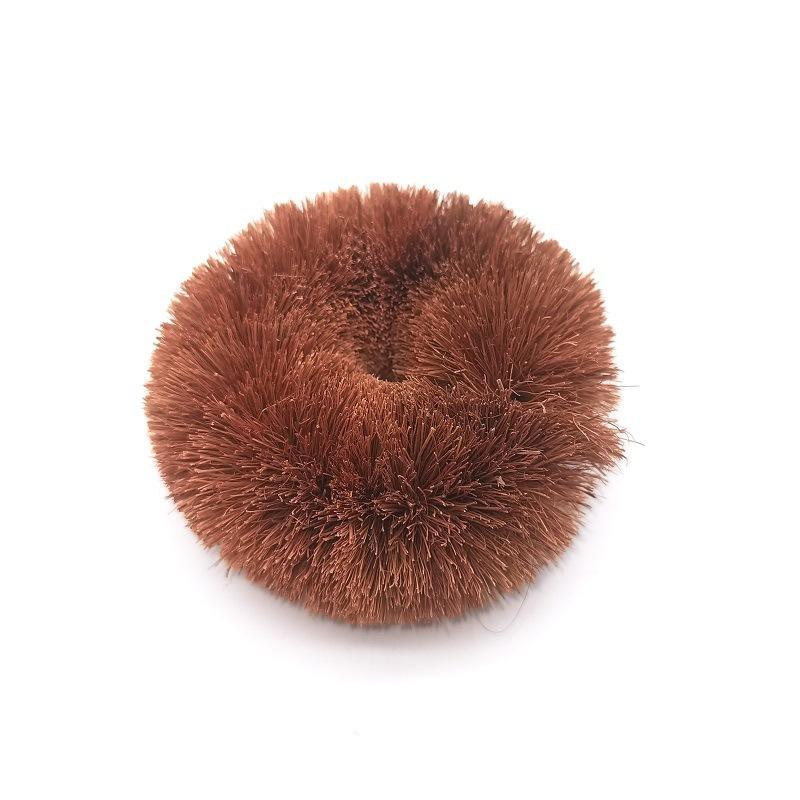 Kitchen Stain Brush Coconut Scrubber Dishes Scrub Brush Coconut Husk Scrubber Coconut Coir Dish Scrubber Cleaning Brush Sisal M
