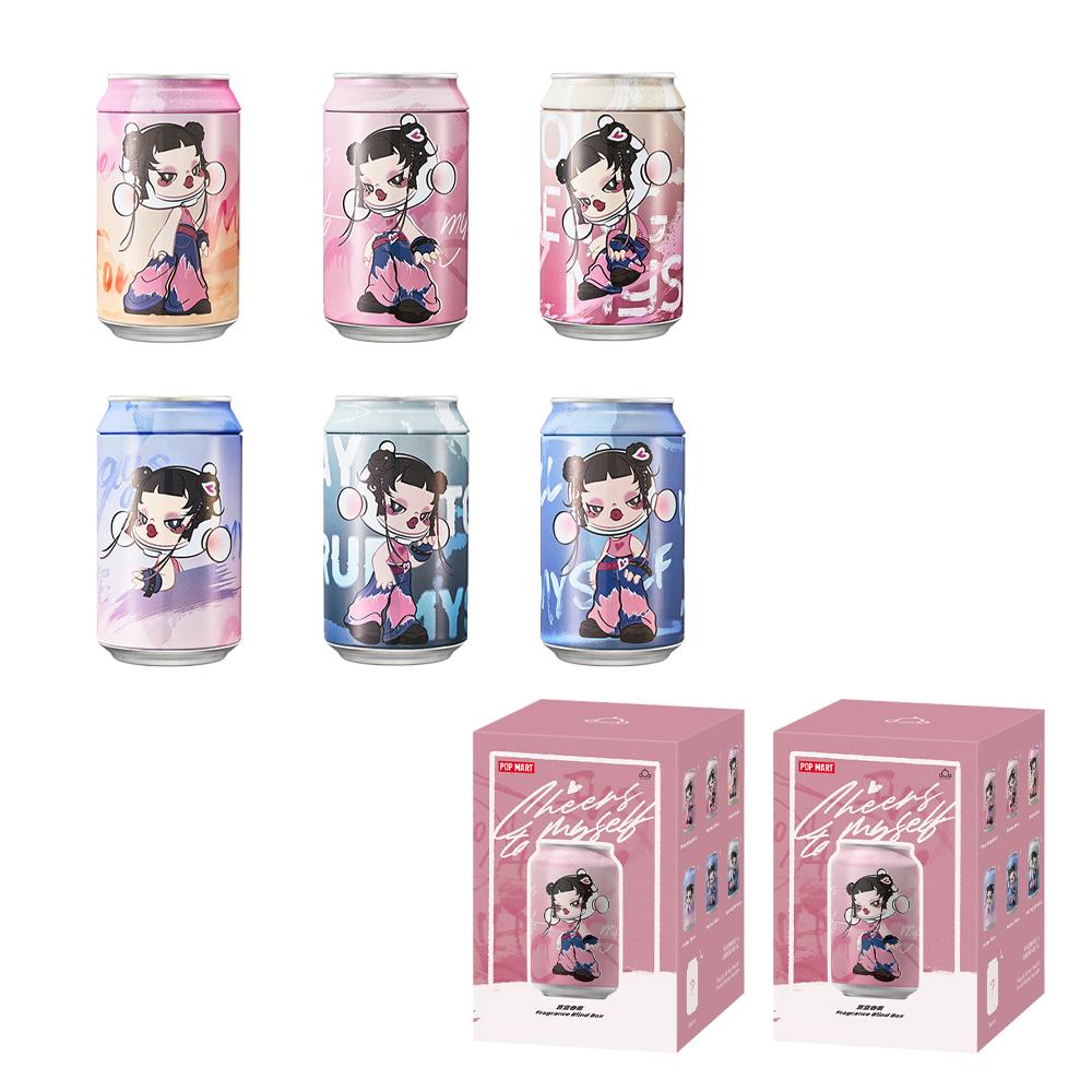 New POP MART Skullpanda CHEERS To MYSELF Collection Aromatherapy Blind Box Products Single Mystery Box/Full Box 6 Pcs PPMT-2407-0115