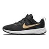 Nike Revolution 6 PS Nero Oro Metallizzato Scarpe da Ginnastica per Bambini Bianco DD1095-002
