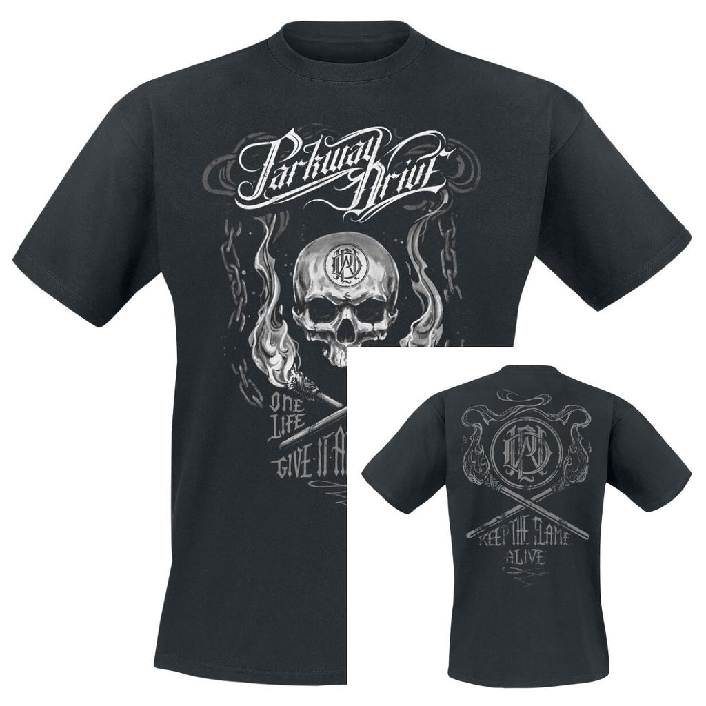 2026 Parkway Drive Graphic Cotton Band Shirt Unisex Summer Short Sleeve Fashion Brand Tee Luxury Casual Vintage