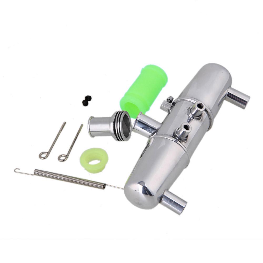 Buy Alloy Dual Exhaust Joint Tubing Upgrade for RC 18 Offroad Car