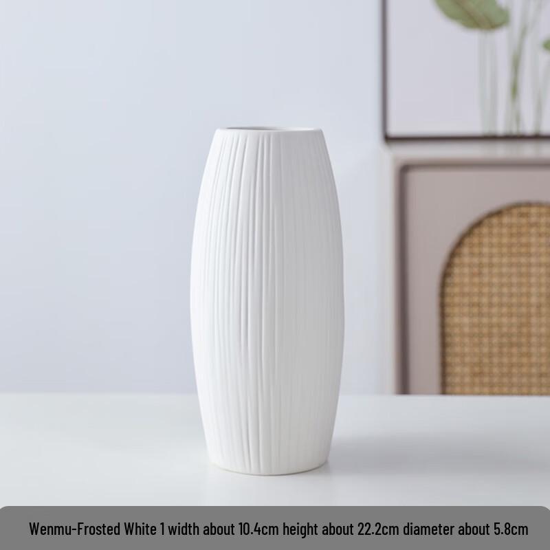 Chang Baosen Modern Nordic Style Frosted White Decorative Object