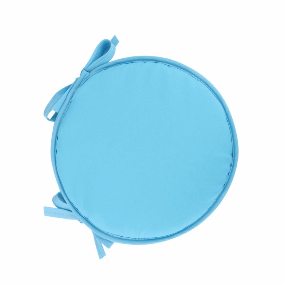 Candy Color Seat Cushion Simple Fabric Sponge Cushion Round Chair Cushion  Outdoor Picnic