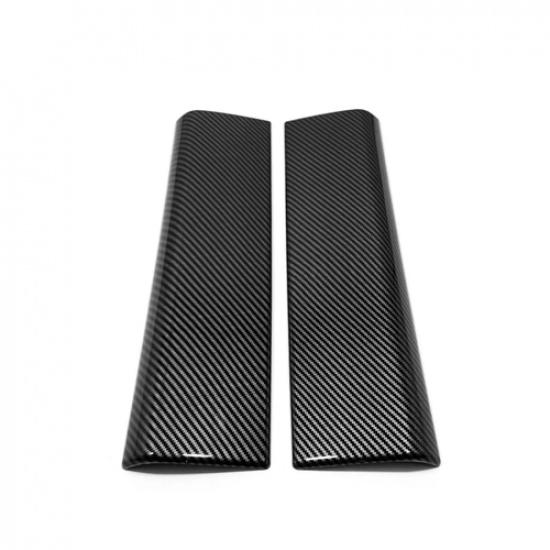 Carbon Fiber Car Central Storage Box Cover Trim For Nissan Rogue -2025