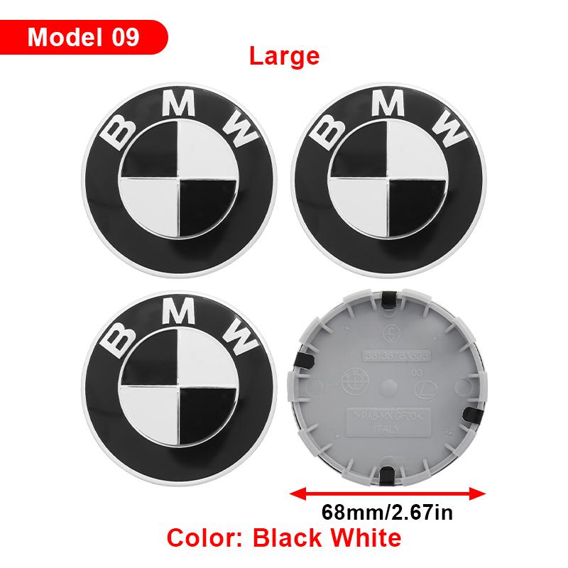 4Pcs 56mm 68mm Car Hub Cap Wheel Center Cap Emblem Badge Accessories For BMW G08 F15 F16 G20 E34 F94 F95 G30 G11 E46 F30 F40 F10