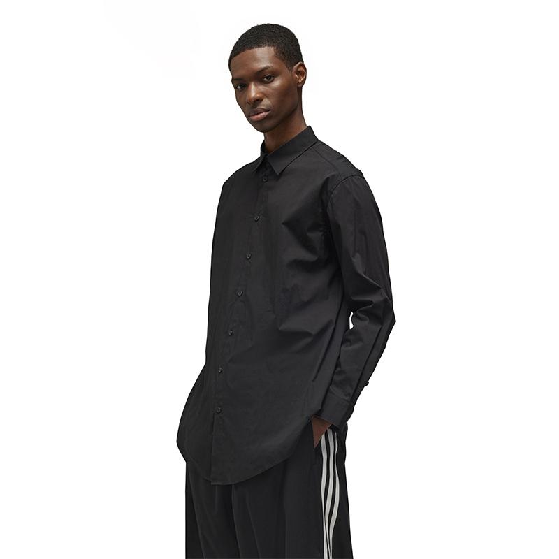 

Y-3 Graphic Shirt Long Sleeve Single-Breasted Shirt Unisex shirts Black 51-JE9274 S