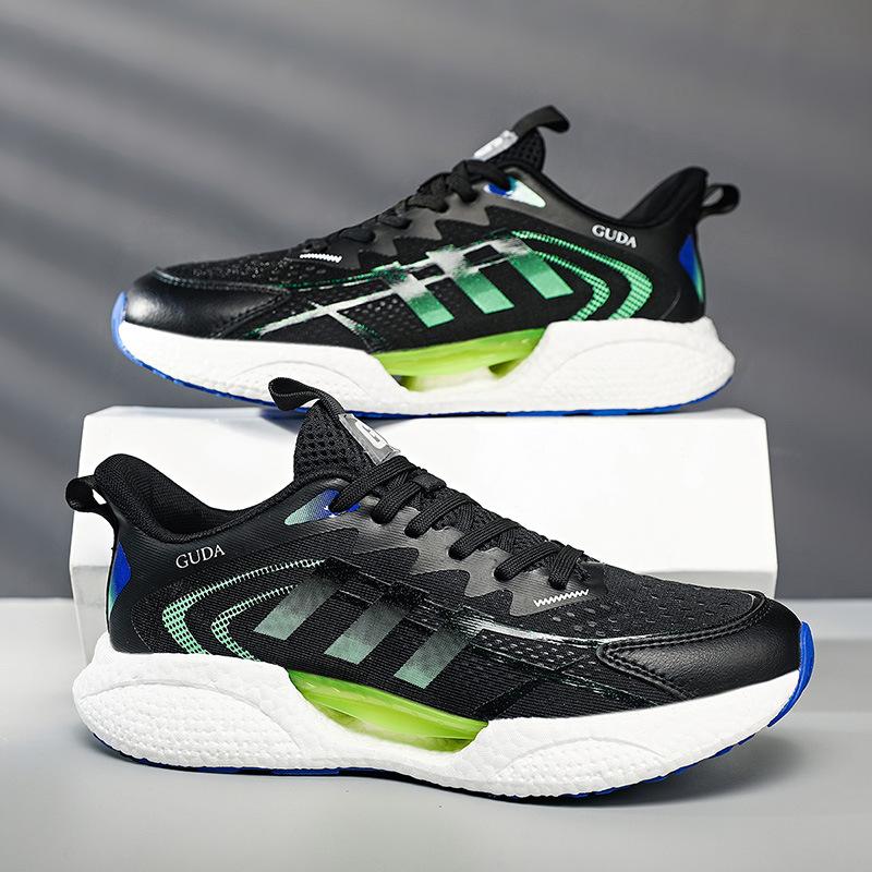 Couple Mesh Ice Silk Real Explosion Soft Sole Rebound Casual Sports Shoes Carbon Plate Training Shoes Comfortable Wear-resistant Running Tide Shoes