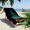 Festive tree holiday magic Print beach towel, quick drying, suitable for travel, outdoor sports, jogging, the beach and swimming, gift