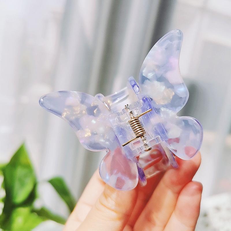 Tocado colorido de la pinza para el pelo de la muchacha de la mariposa del acetato Súper Hada
