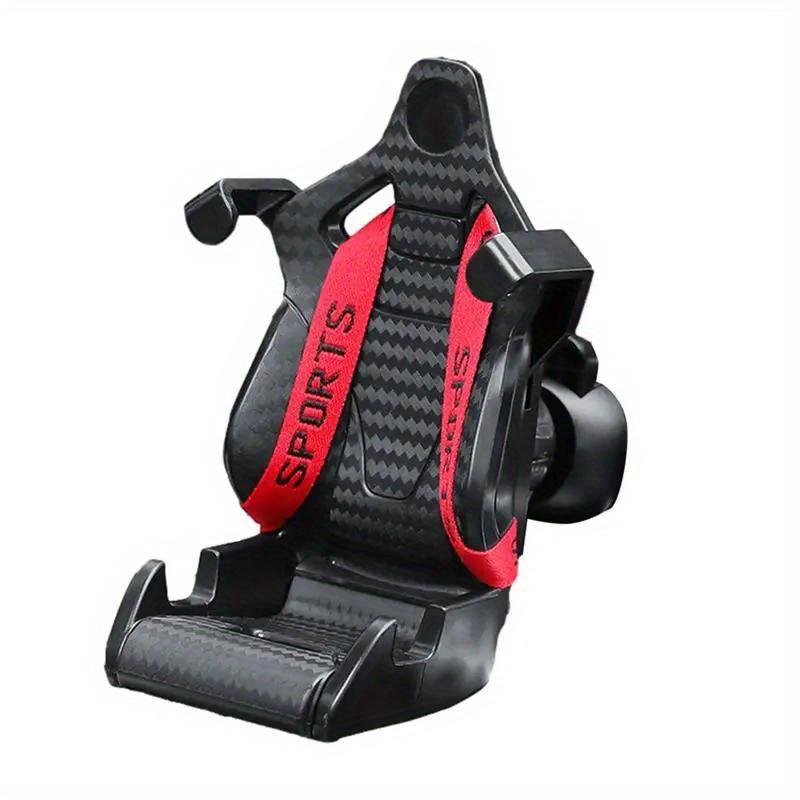 Racing Seat Shape Car Phone Holder – 360° Rotatable Air Vent Clip, Universal Mobile Phone Rack for Car Interior