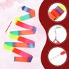 2 Pcs Dance Ribbons for Kids Gymnastics Ribbon Dancer with Wand Sparkling Dance Stuff Gymnastics Stuff Streamer Twirling Dancing Ribbons Essentials
