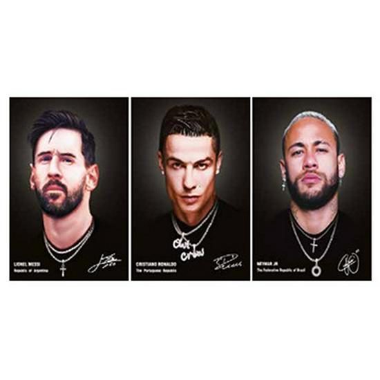 European & American 3D Stereo Sports Poster: Gradient Naked Eye Lenticular Art