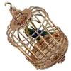 Mini Bird Cage Rose Gold Decorative Birdcages Small Simulation Birdcage Nament Accessories For 12 Scale Mini House Micro