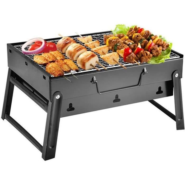 

Барбекю портативний pliable à charbon de bois jetable en acier inoxydable pour le camping, le jardin, le pique-nique, la plage [587]