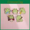 Unique Charming Frog Design Metal Pin Brooch Versatile Fashion Accessory For Bags And Clothes
