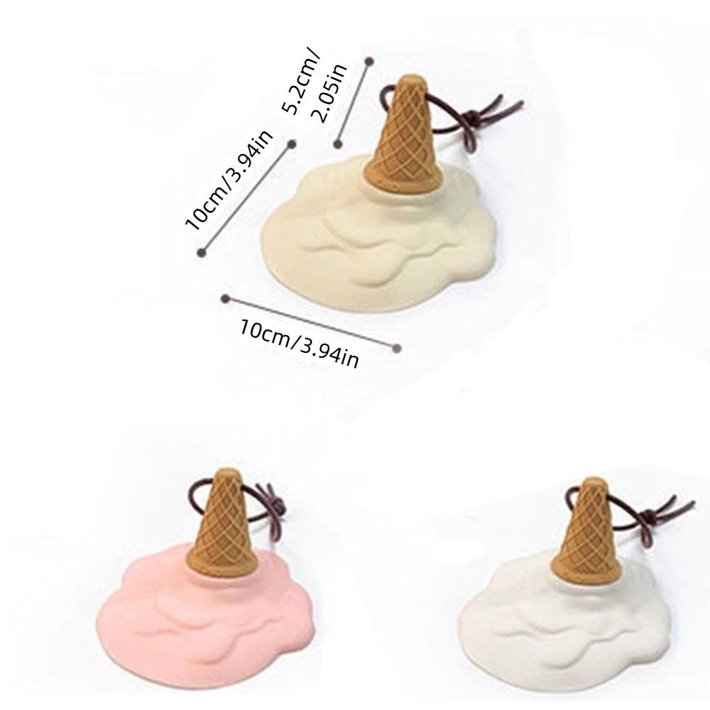 Simulation Ice Cream Safety Door Plug Bottom Suction Cup Anti-Collision Pad Baby Safety