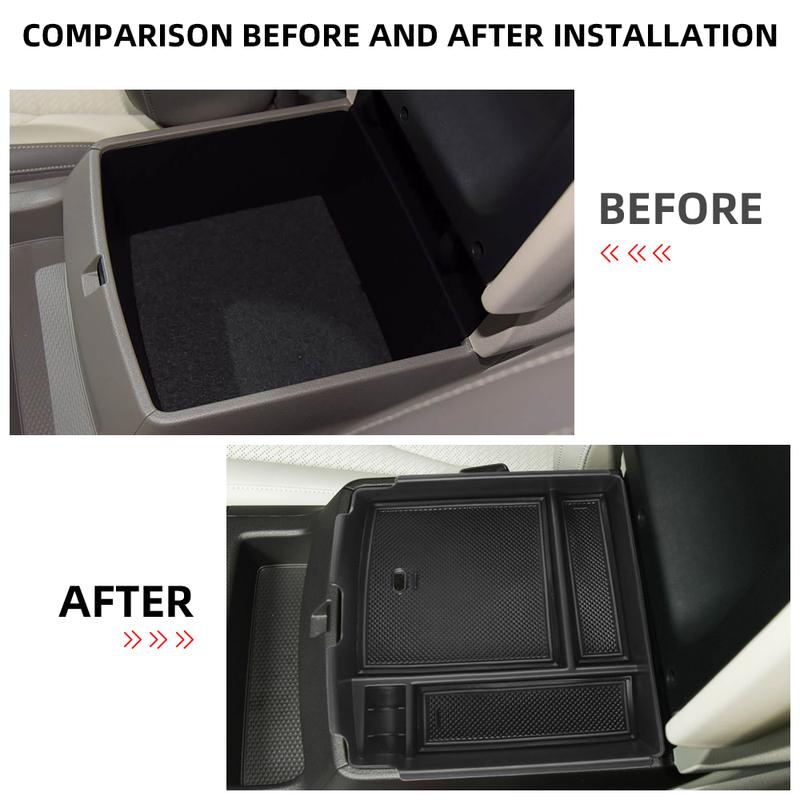 Car Armrest Storage Box for KIA Carnival KA4 2020- 2023 2024 2025 Center Console Holder Tray Stwoing Organizer Plate Accessories