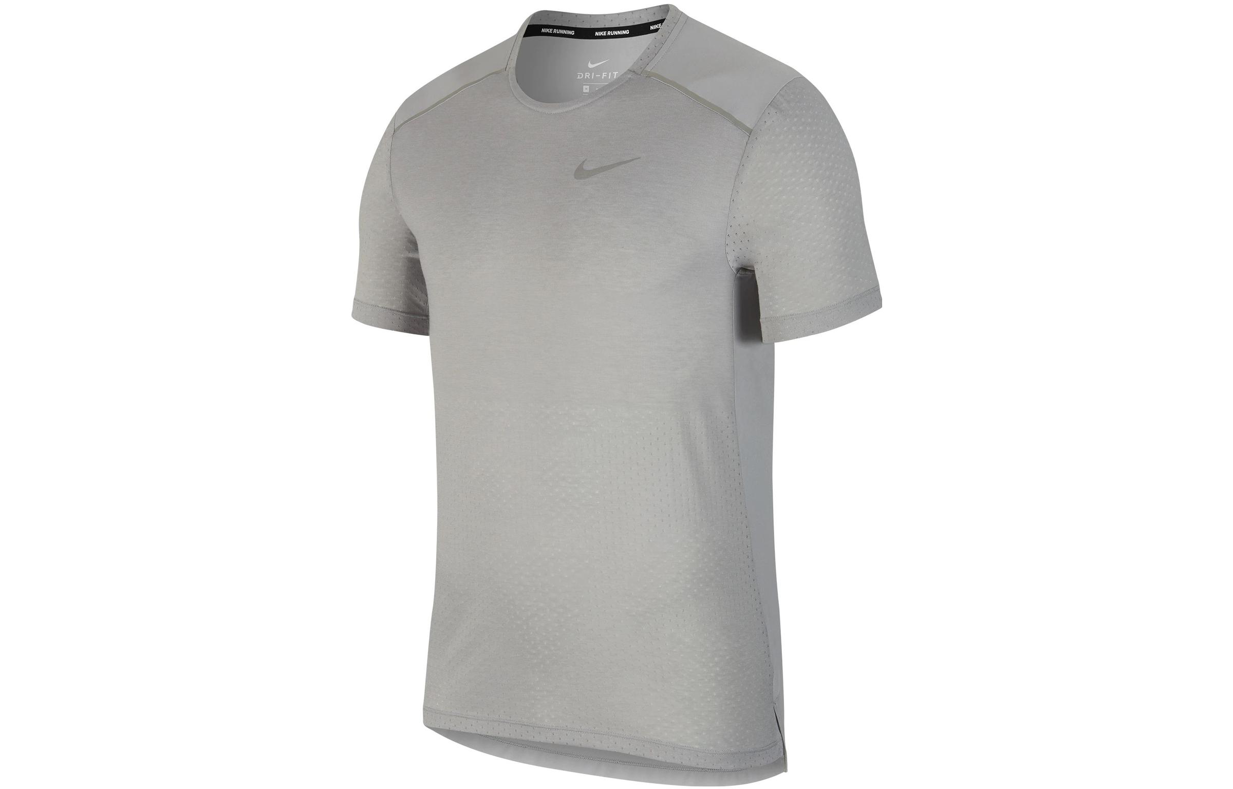 Nike T Shirts Men s Gray Crew Neck Moderate Straight Fit BV4693-077 L