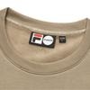 Fila Fusion Inline Simple Solid Color Fleece Casual Pullover Sweatshirt Men sweatshirt Light-Khaki T81M941225A-LK