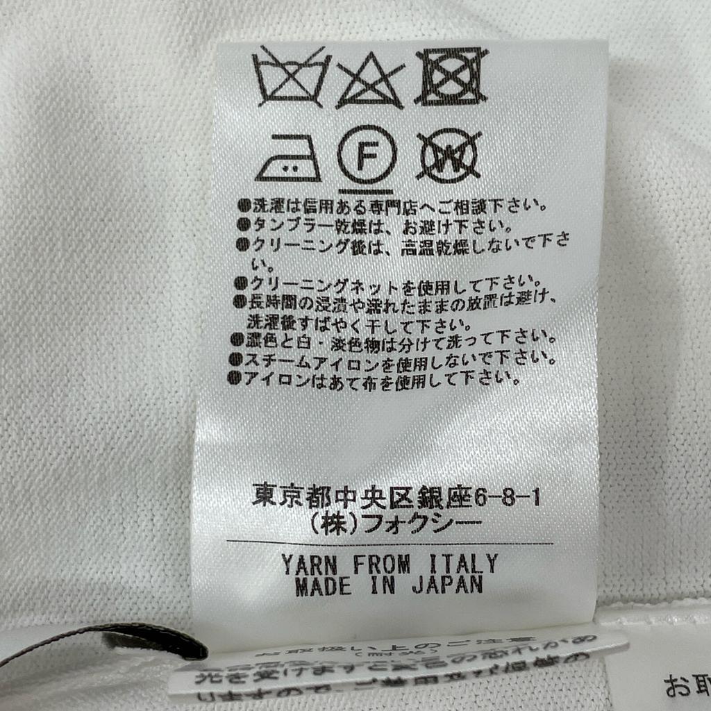 FOXEY 36823 White Upper Standard Long Sleeve Cardigan Tops 40 whiteUsed