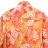 IOLANI 90s Old Leaf Pattern Short sleeve Aloha shirt S Orange series Men's Used