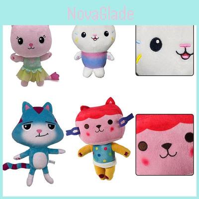Adorable Gabby Dollhouse Plush Toy Mercat Cartoon Stuffed Animal Mermaid Cat Plushie Doll