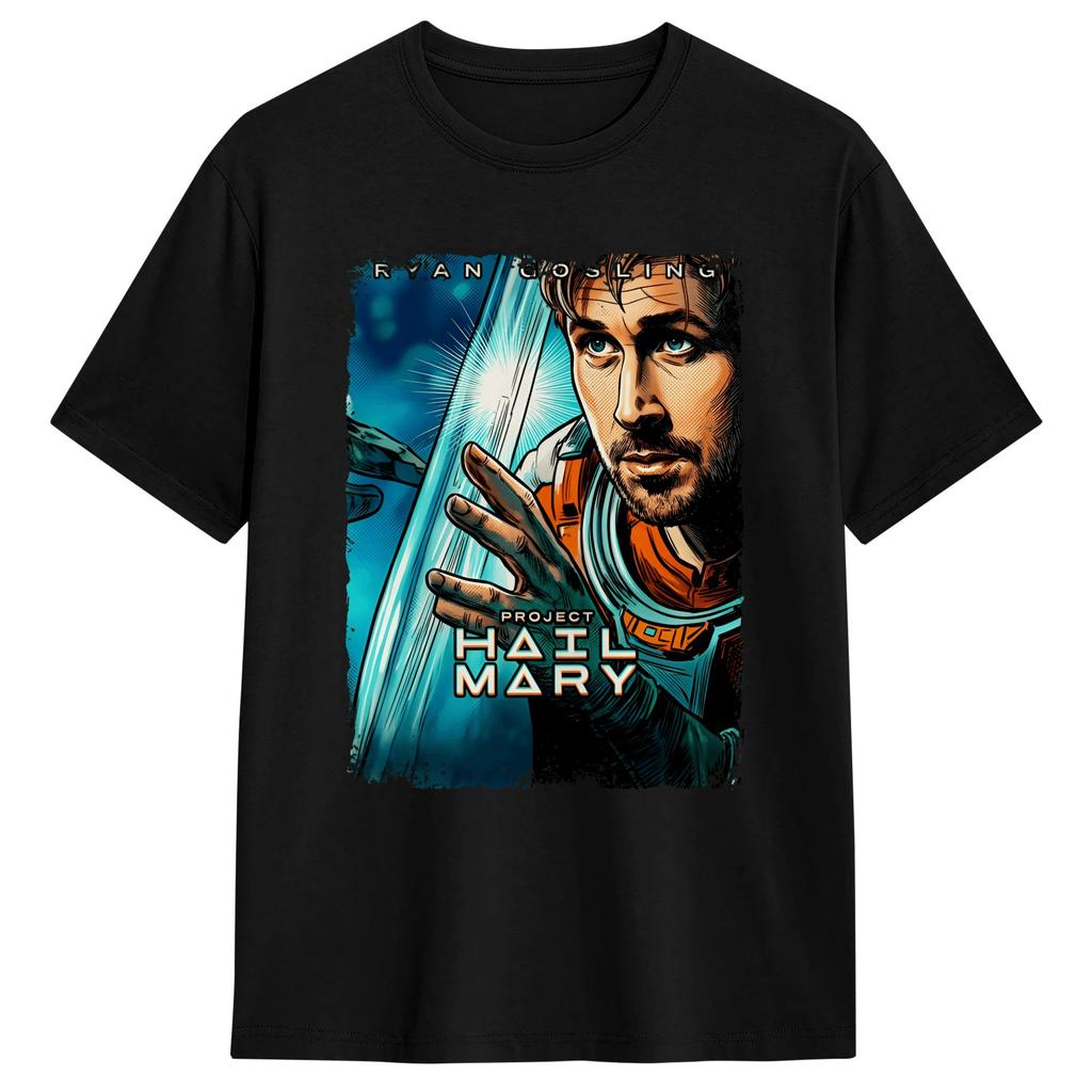 Amaze Amaze Project Hail Mary Cotton T Shirt For Unisexs Beach Streetwear Tshirts Fashion Tees Plus Size Wholesale Tops