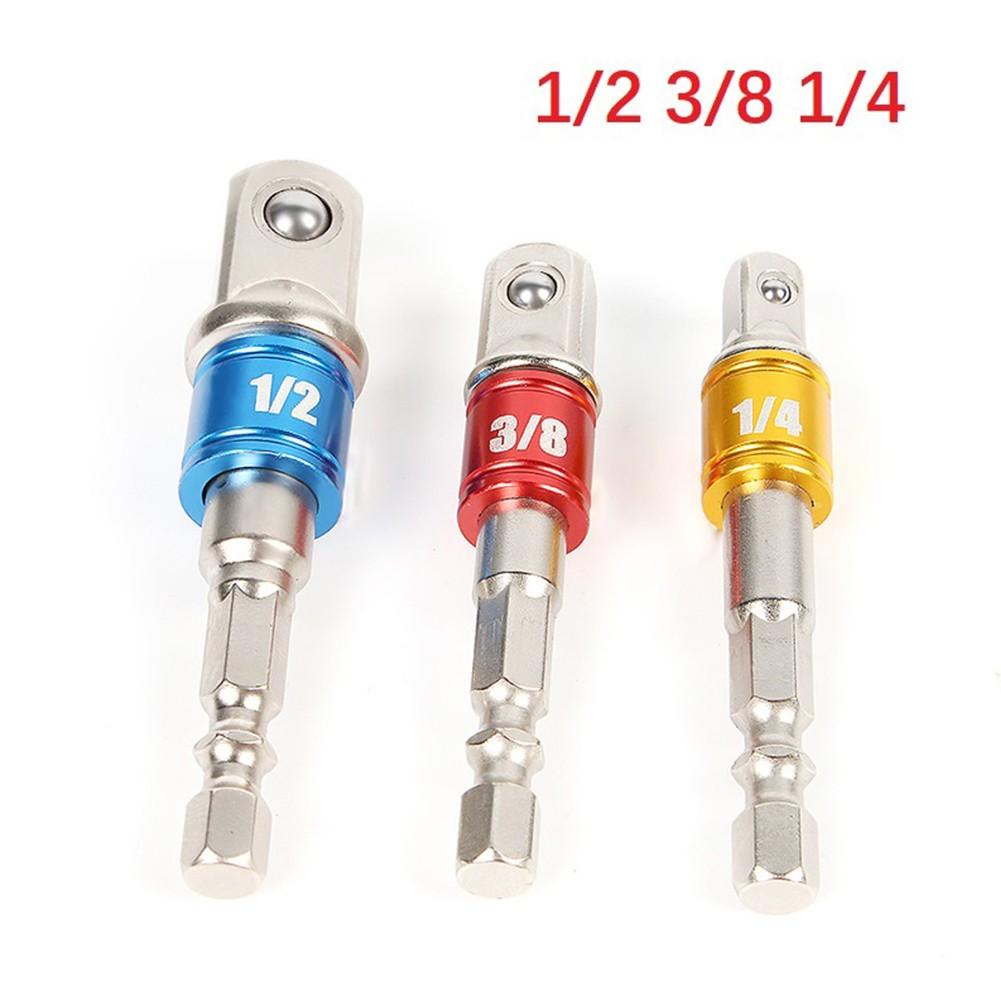 Stecknussadapter 1/4\" Sechskantschaft 1 Stück Chrom-Vanadium-Stahl