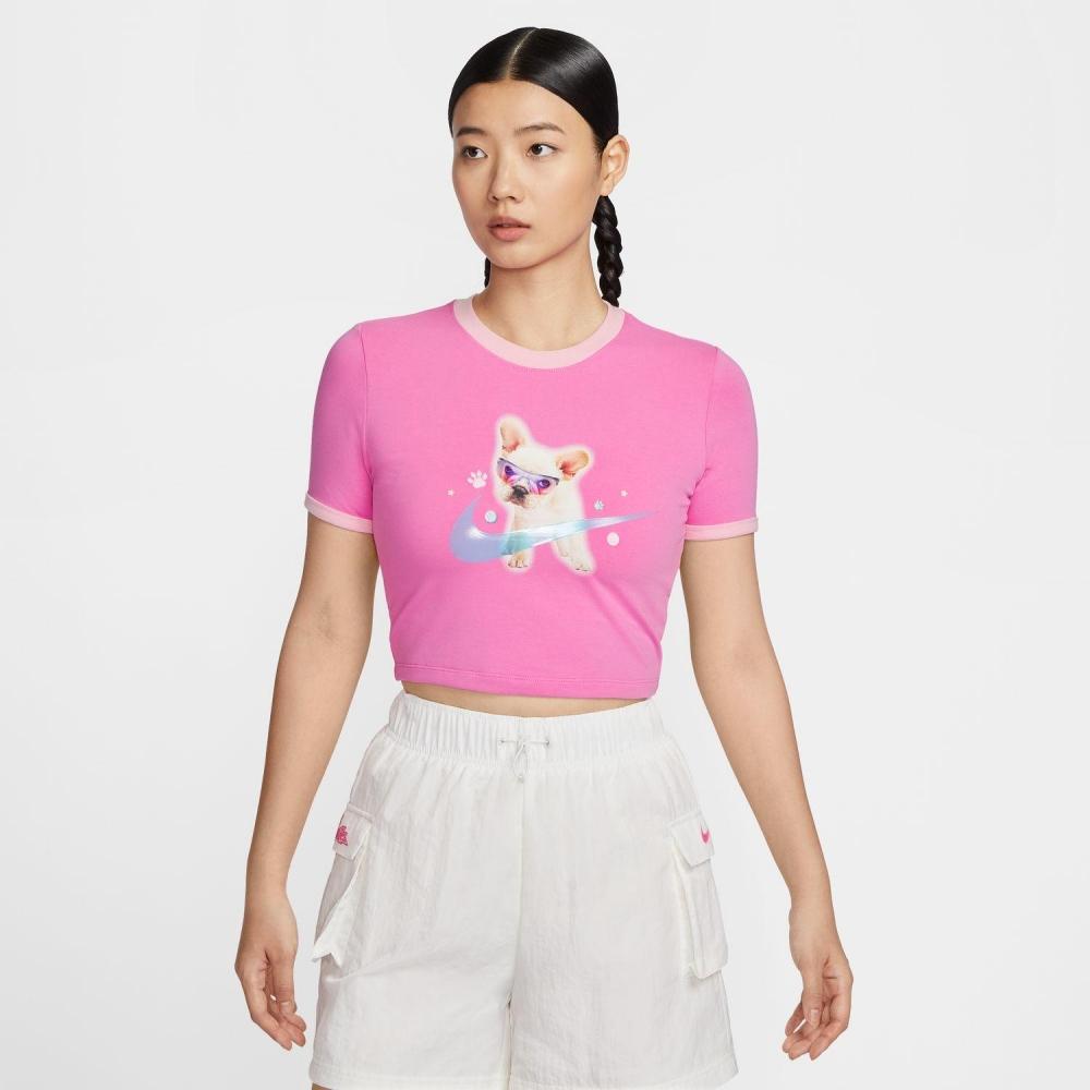 

Женская футболка Nike Slim Cropped Gcel HM4621 675plypnk XS