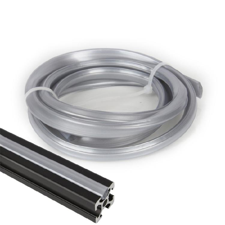 Colored 4 Meter PVC Flat Seal for Sealing and Decorating 2020 V Slot Aluminum Structure