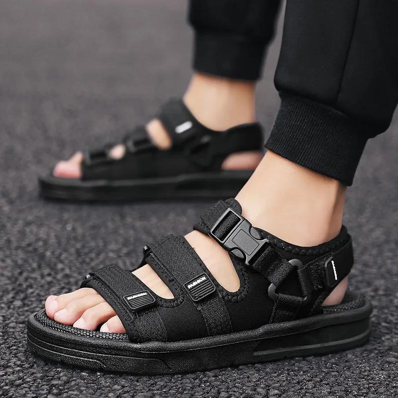 Men Sandals  Trending Men's Sandals Man Summer  Shiatsu Slippers Flat Sandal Beach Shoes Platform Sandals Men