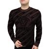 Men's European Fashion Fleece-Lined Sweatshirt, Round Neck, Warm, Lightweight, Versatile, Trendy, Youthful, Casual Base Layer.