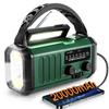 Upgraded Solar Hand-Crank Emergency Radio with 20000mAh Power Bank